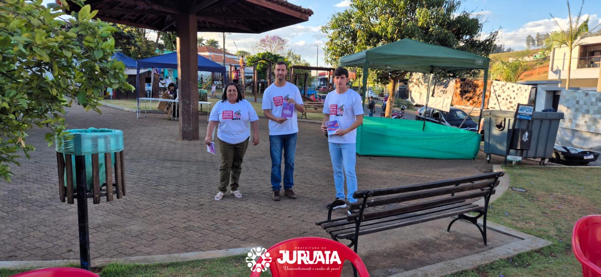 Juruaia intensifica combate à dengue com ação educativa na Feira Livre