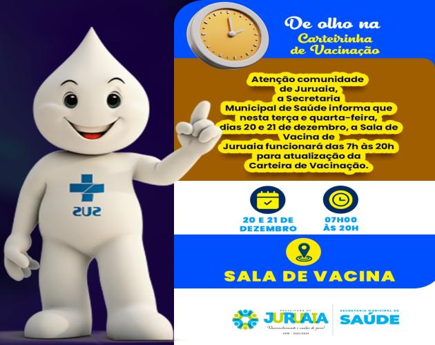 SALA DE VACINA - ATUALIZAÇÃO DO CARTÃO DE VACINA