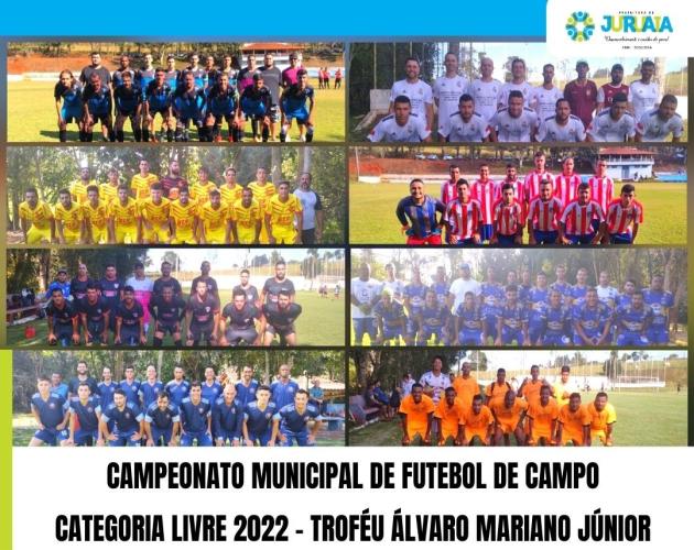 CAMPEONATO MUNICIPAL DE FUTEBOL DE CAMPO – CATEGORIA LIVRE 2022 - TROFÉU ÁLVARO MARIANO JÚNIOR