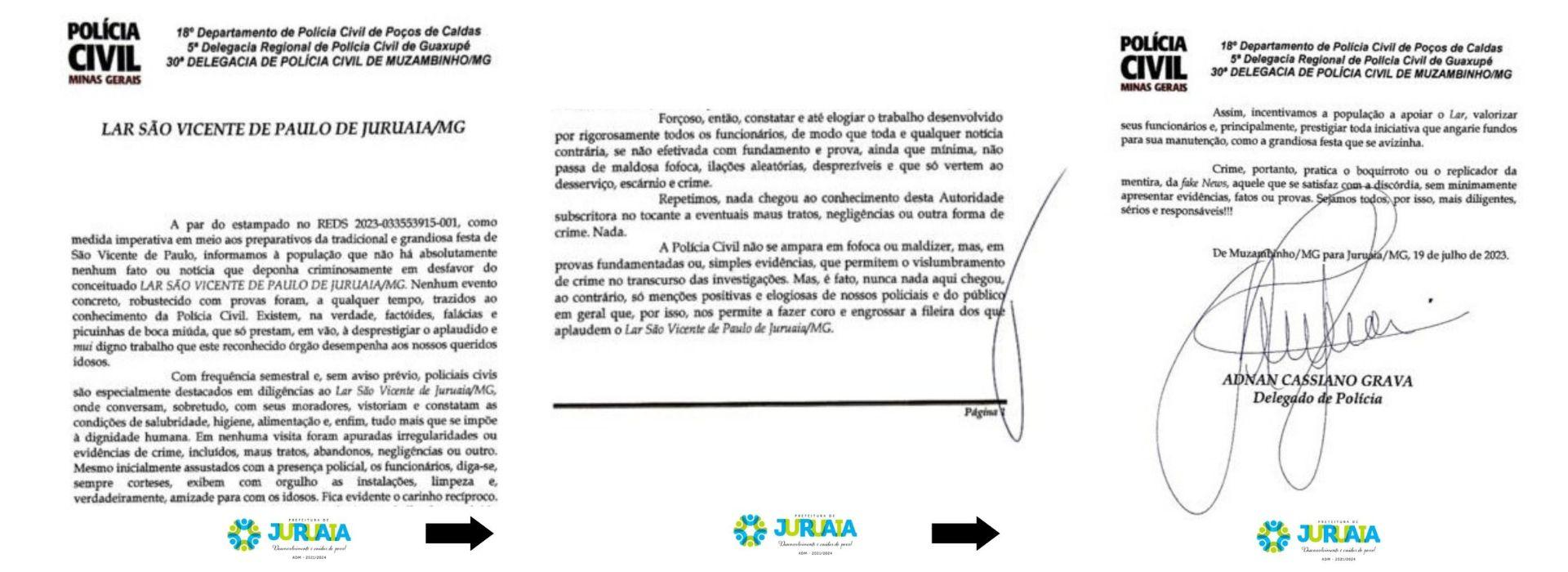 #FAKENEWS: POLÍCIA CIVIL DESMENTE BOATOS SOBRE LAR SÃO VICENTE DE PAULO DE JURUAIA