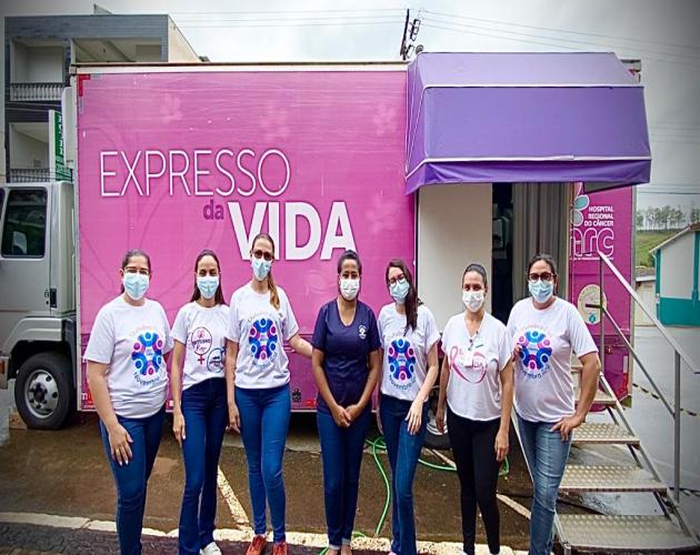 EXPRESSO DA VIDA REALIZOU APROXIMADAMENTE 285 EXAMES DE MAMOGRAFIA EM JURUAIA