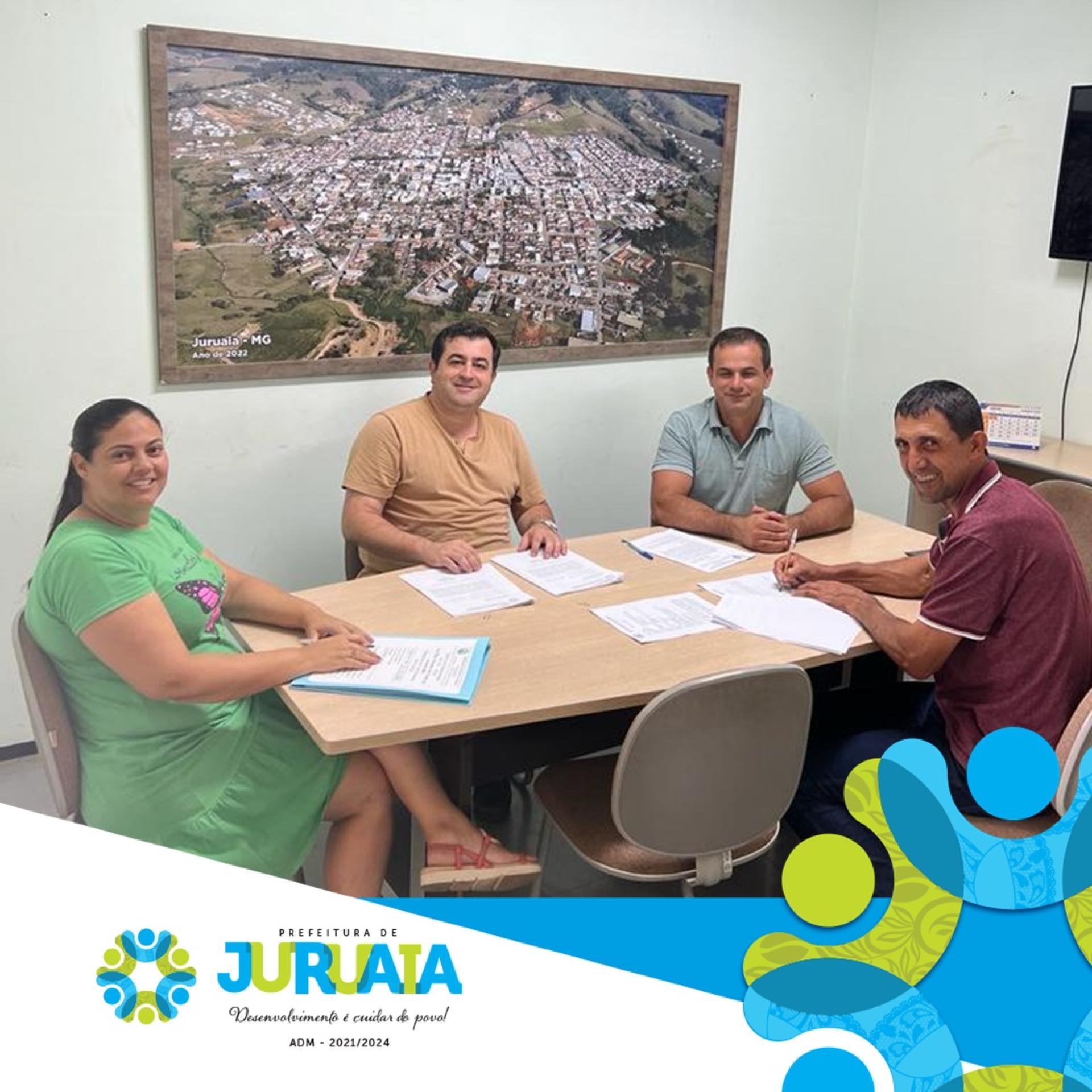 Prefeitura de Juruaia renova parceria com o Lar São Vicente de Paulo 