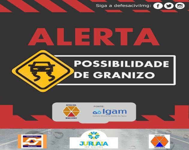 ALERTA TEMPESTADE SEVERA COM GRANIZO