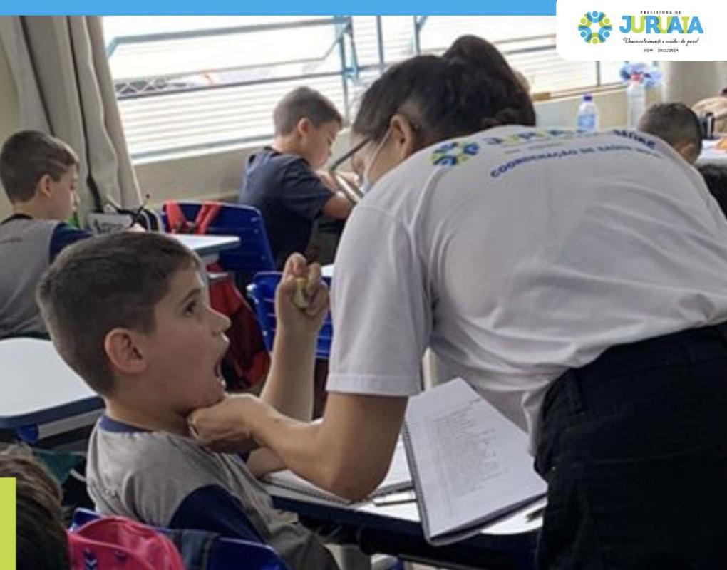 PREFEITURA DE JURUAIA PROMOVE AÇÕES DE SAÚDE BUCAL NAS ESCOLAS