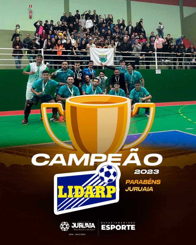 JURUAIA CONQUISTA TÍTULO INÉDITO DO FUTSAL MASCULINO ADULTO NA LIDARP