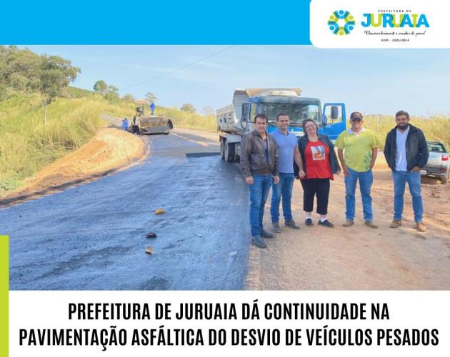 CONTINUAÇÃO NAS OBRAS DO DESVIO DE VEÍCULOS PESADOS