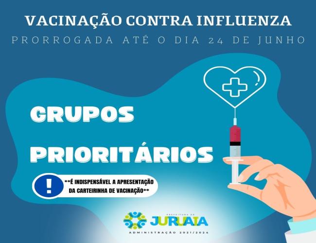 ATENÇÃO PARA VACINAÇÃO CONTRA INFLUENZA (GRIPE)