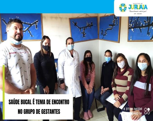 SAÚDE BUCAL É TEMA DE ENCONTRO NO GRUPO DE GESTANTES