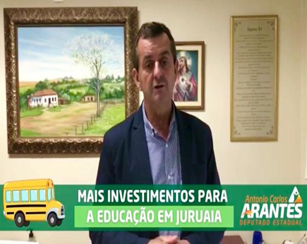 MAIS DE R$ 437 MIL, JÁ NA CONTA, PARA A EDUCAÇÃO EM JURUAIA E MAIS TRÊS ÔNIBUS ESCOLARES INDICADOS