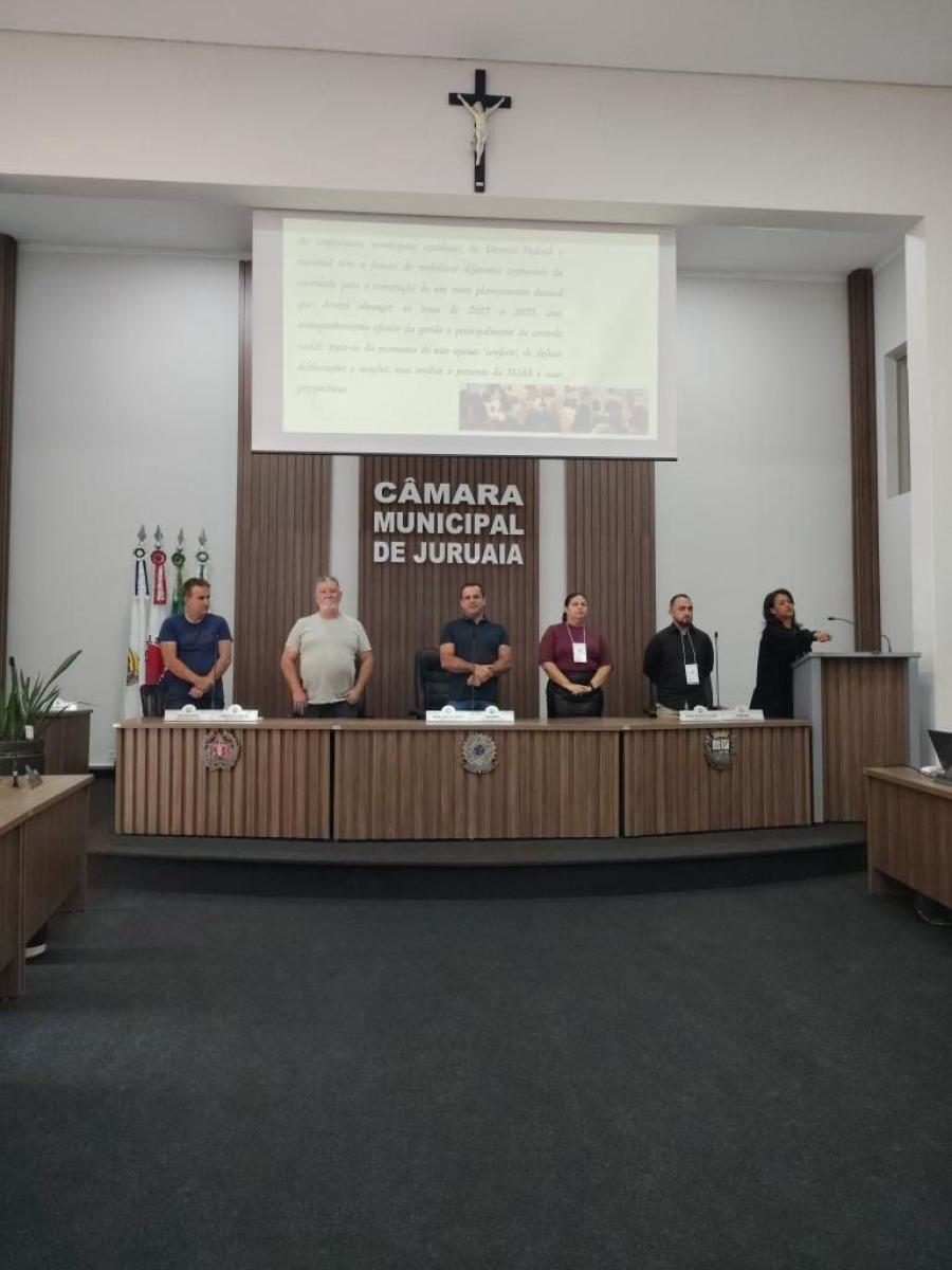 Juruaia realiza a 10ª Conferência Municipal de Assistência Social com foco em construção, proteção social e resistência