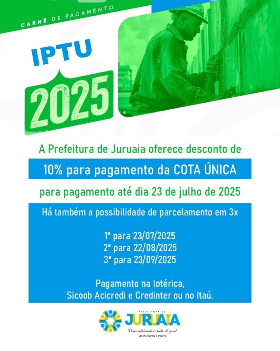 Atenção, moradores de Juruaia!  