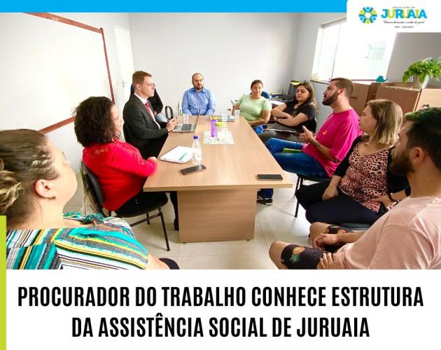 PROCURADOR DO TRABALHO CONHECE ESTRUTURA DA ASSISTÊNCIA SOCIAL DE JURUAIA