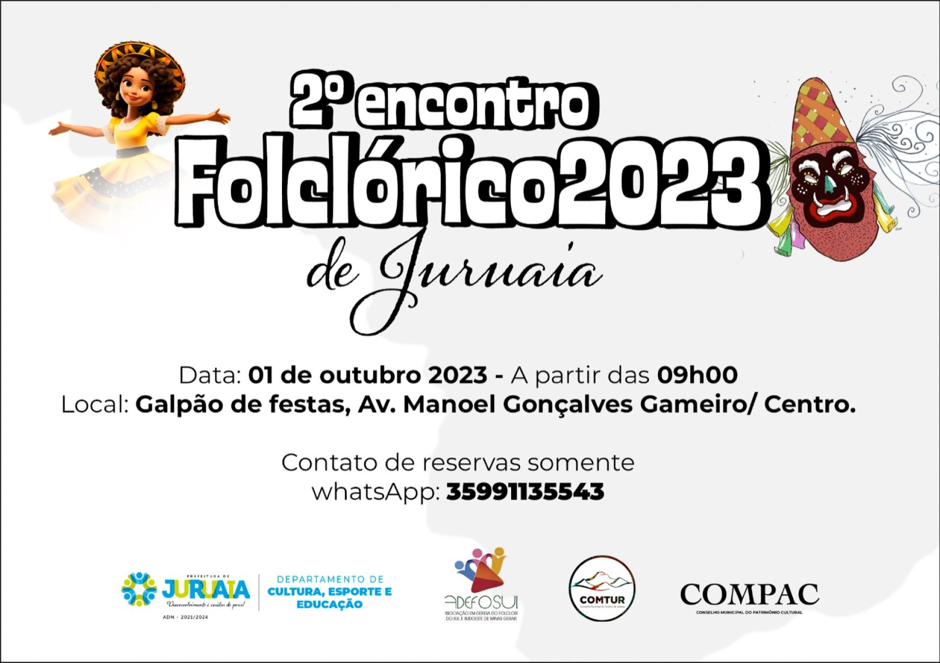 VEM AÍ O 2º ENCONTRO FOLCLÓRICO DE JURUAIA