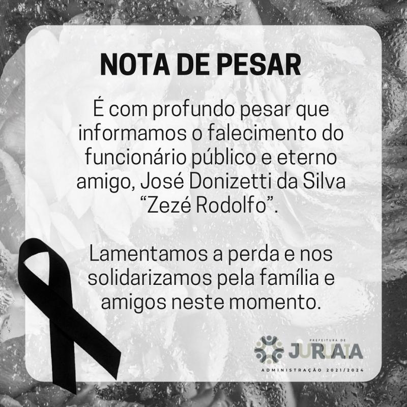 NOTA DE PESAR
