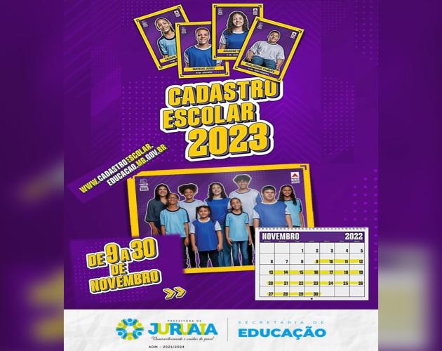CADASTRO ESCOLAR 2023