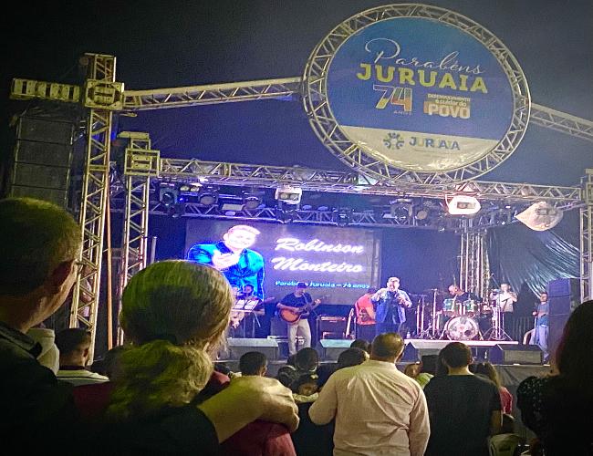 ANIVERSÁRIO: JURUAIA COMEMOROU 74 ANOS COM SHOWS MUSICAIS E ENTREGA DE OBRAS PELA CIDADE