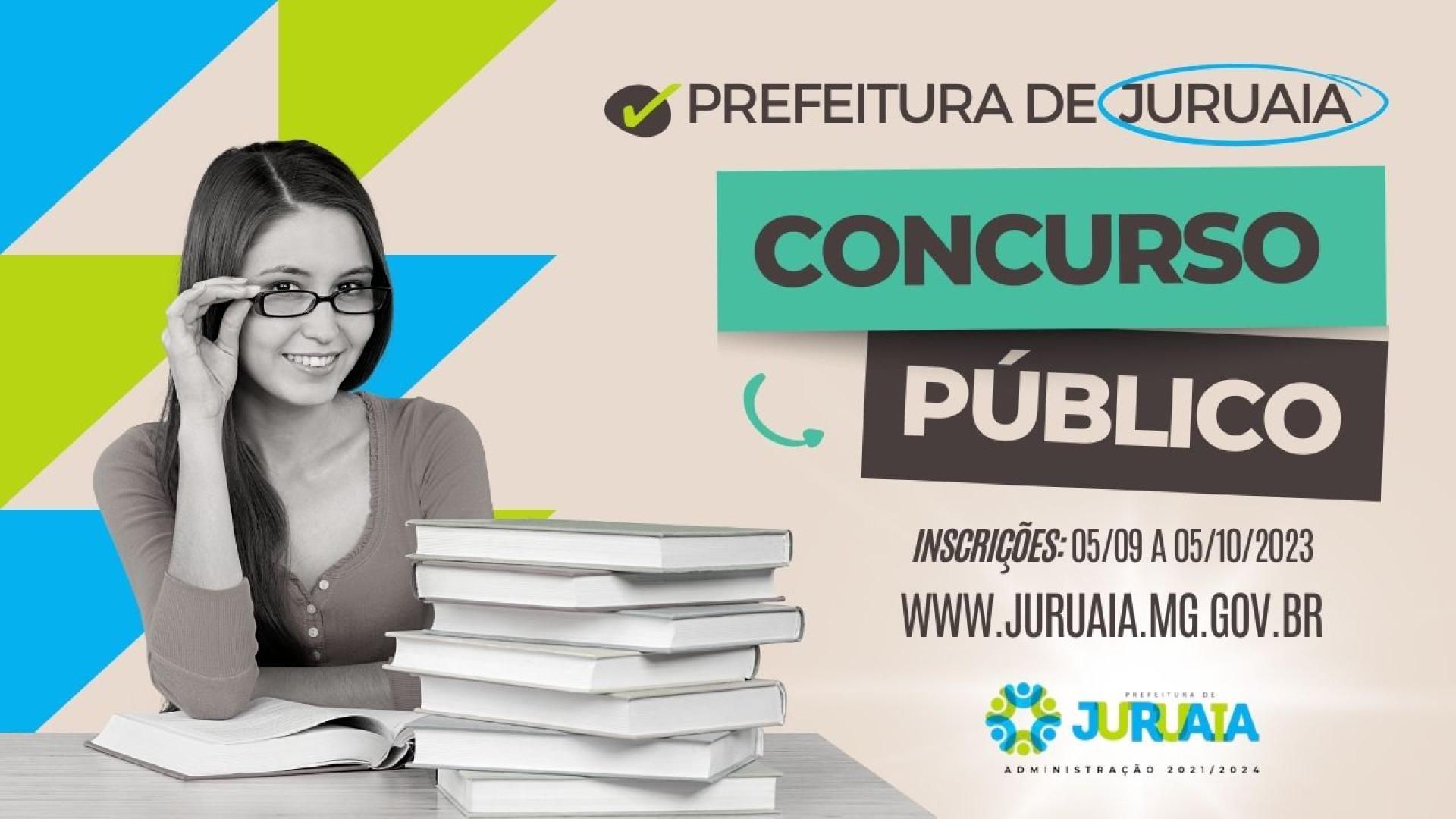 PREFEITURA DE JURUAIA DIVULGA EDITAL DE CONCURSO PÚBLICO