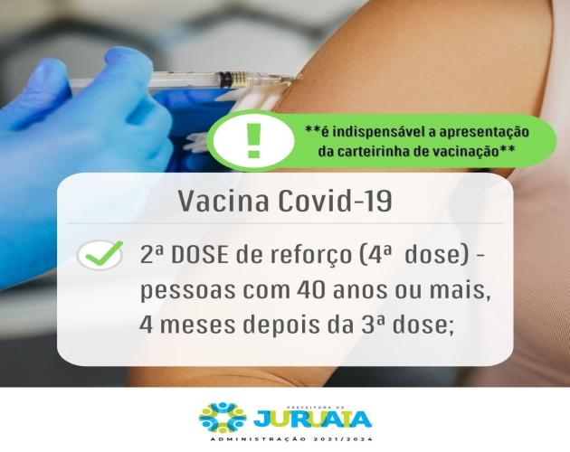 ATENÇÃO para vacinação COVID-19: