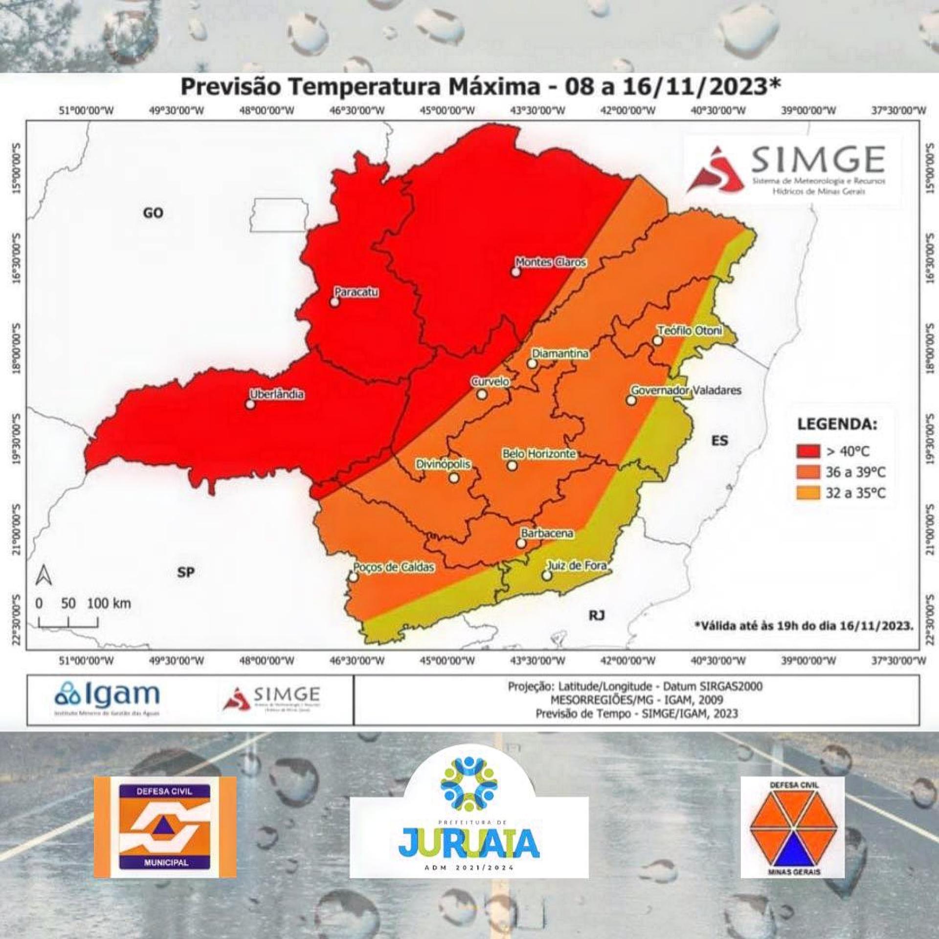 AVISO METEOROLÓGICO - Onda de calor/Temperatura Elevada