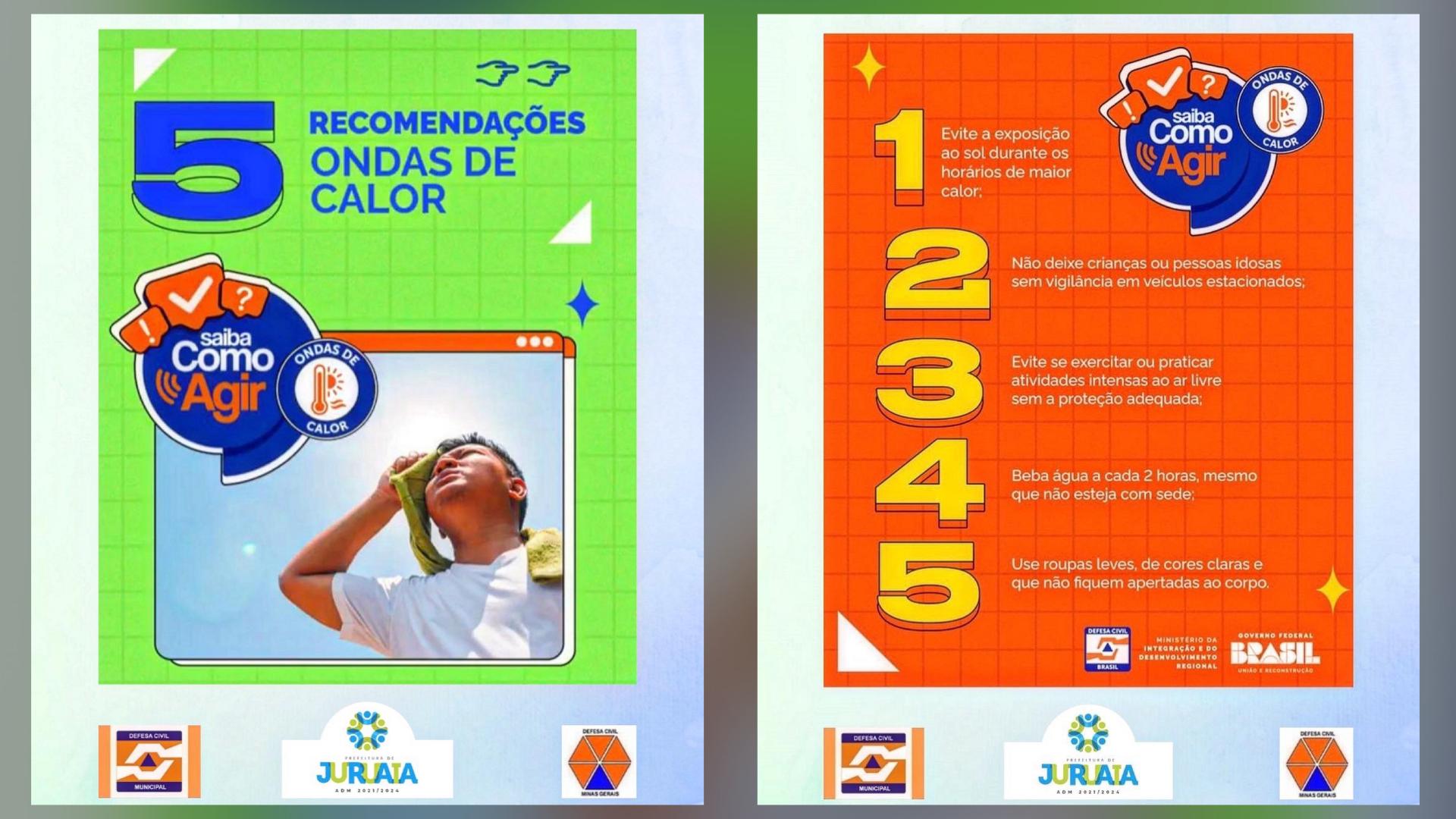 RECOMENDAÇÕES - ONDA DE CALOR