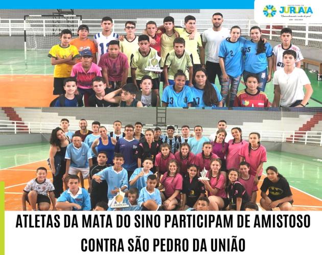 ATLETAS DA MATA DO SINO PARTICIPAM DE AMISTOSO CONTRA SÃO PEDRO DA UNIÃO