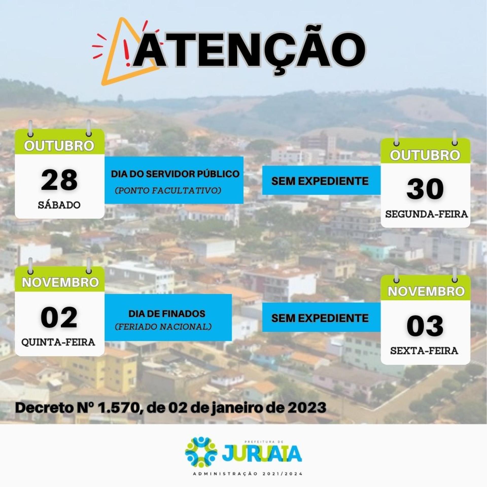 COMUNICADO – FERIADO NACIONAL E PONTO FACULTATIVO