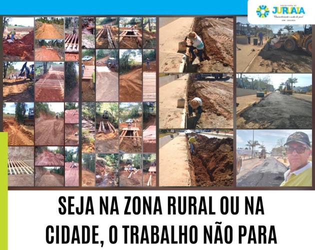SEJA NA ZONA RURAL OU NA CIDADE, O TRABALHO NÃO PARA