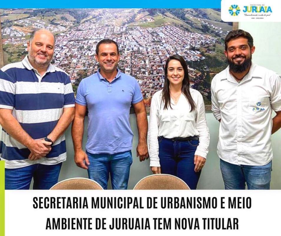 SECRETARIA MUNICIPAL DE URBANISMO E MEIO AMBIENTE DE JURUAIA TEM NOVA TITULAR