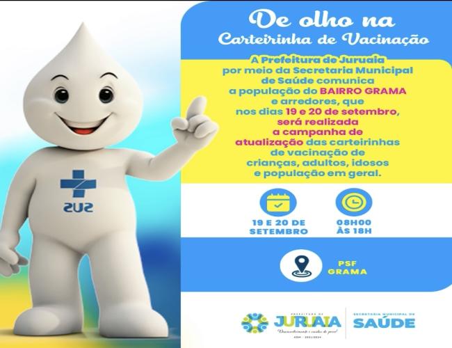 DE OLHO NA CARTEIRINHA DE VACINAÇÃO