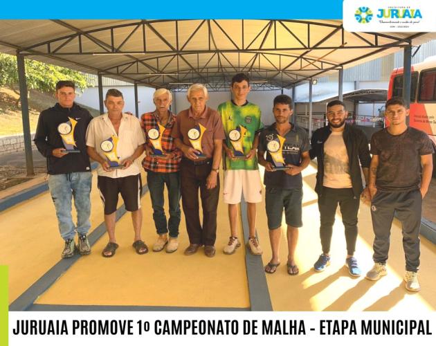 JURUAIA PROMOVE 1º CAMPEONATO DE MALHA – ETAPA MUNICIPAL