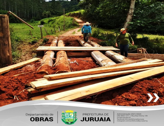Dias de obras no Bairro Areias, com a reconstrução de uma ponte