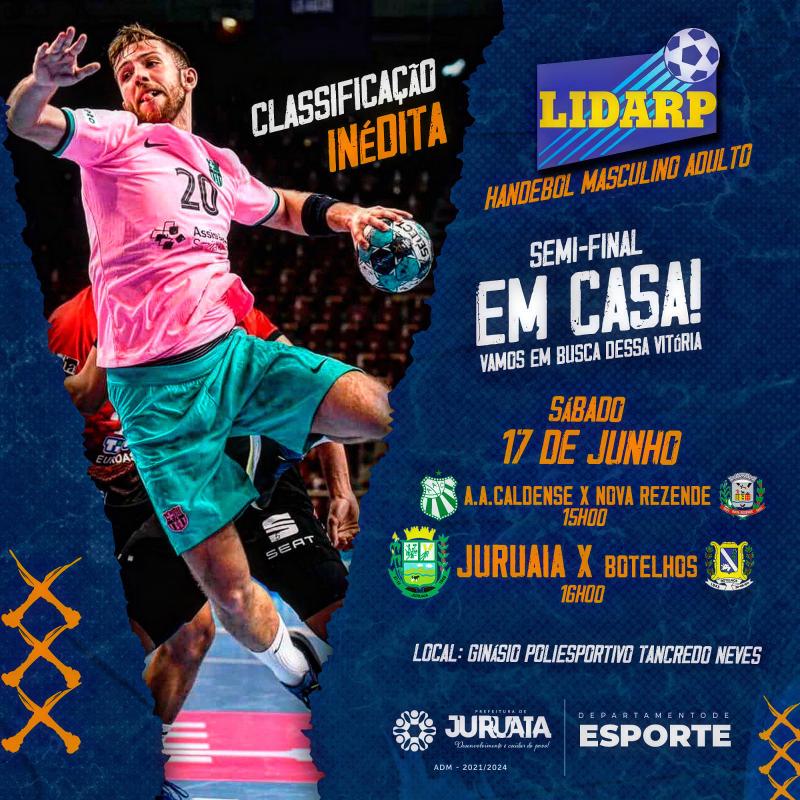 SÁBADO TEMOS SEMIFINAL INÉDITA E EM CASA