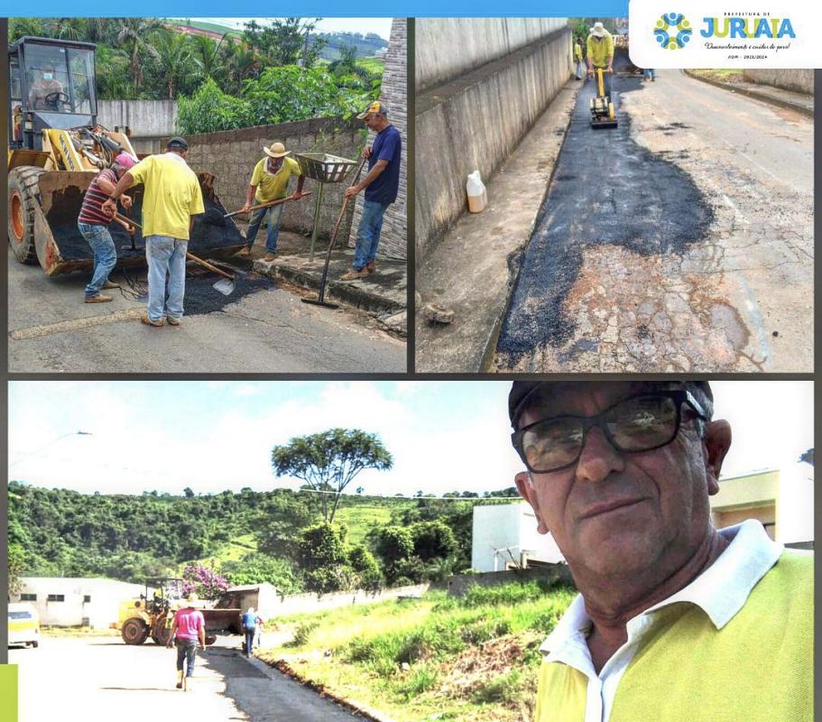 OPERAÇÃO TAPA-BURACO NO BAIRRO BARRA MANSA