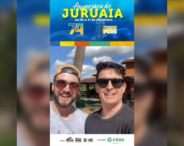 JURUAIA 74 ANOS - CONVITE DA DUPLA WILLIAM & DORTA