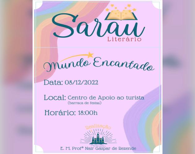 ESCOLA NAIR GASPAR DE REZENDE PROMOVE SARAU LITERÁRIO