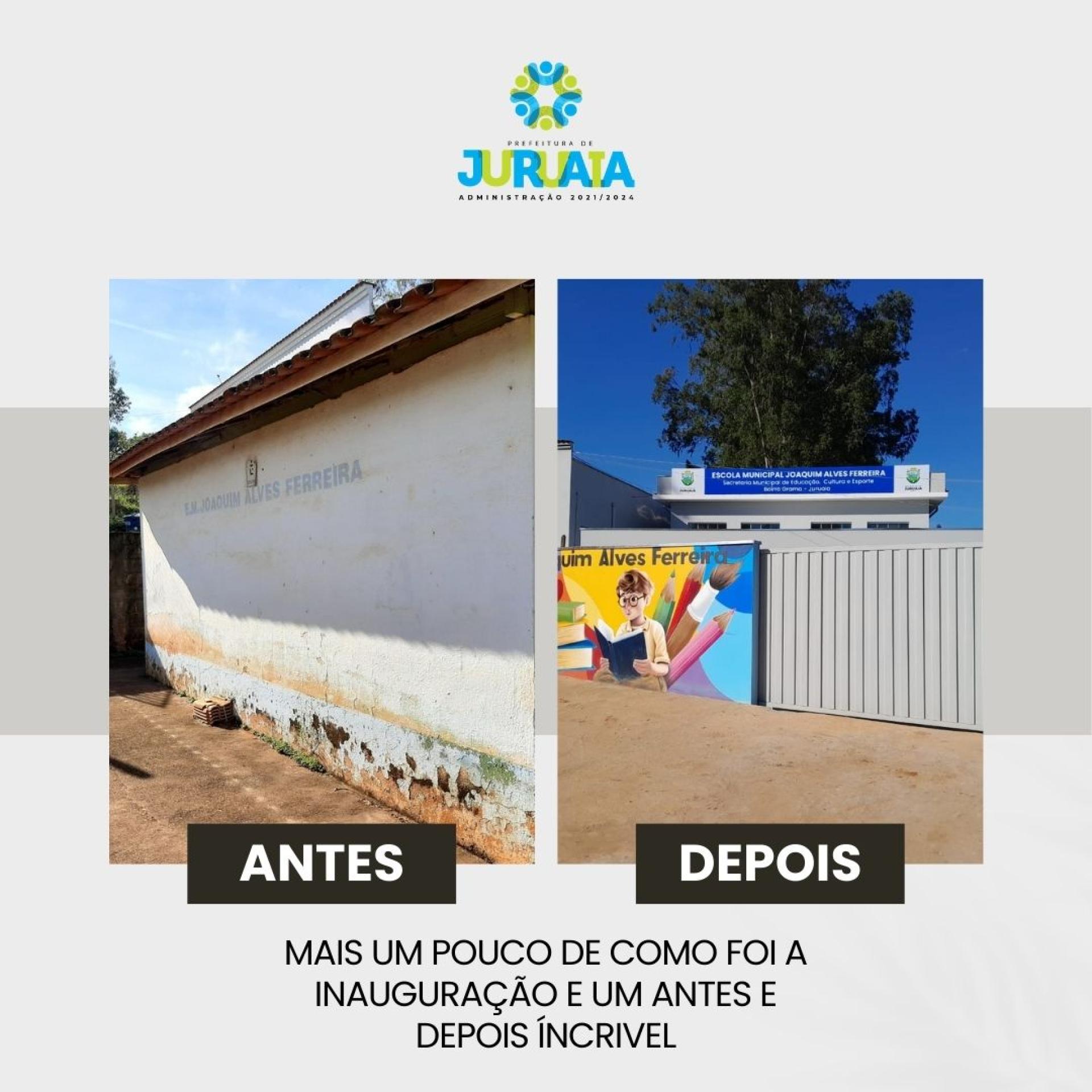 Inauguração da Escola Municipal Joaquim Alves Ferreira: Um Novo Capítulo para a Educação em Juruaia