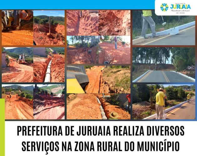 O TRABALHO NÃO PARA!!! PREFEITURA DE JURUAIA REALIZA DIVERSOS SERVIÇOS NA ZONA RURAL DO MUNICÍPIO.