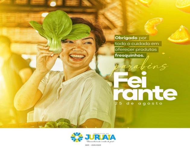 25 DE AGOSTO - DIA DO FEIRANTE
