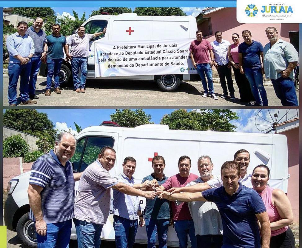 PREFEITURA RECEBE NOVA AMBULÂNCIA PARA REFORÇAR FROTA DA SAÚDE