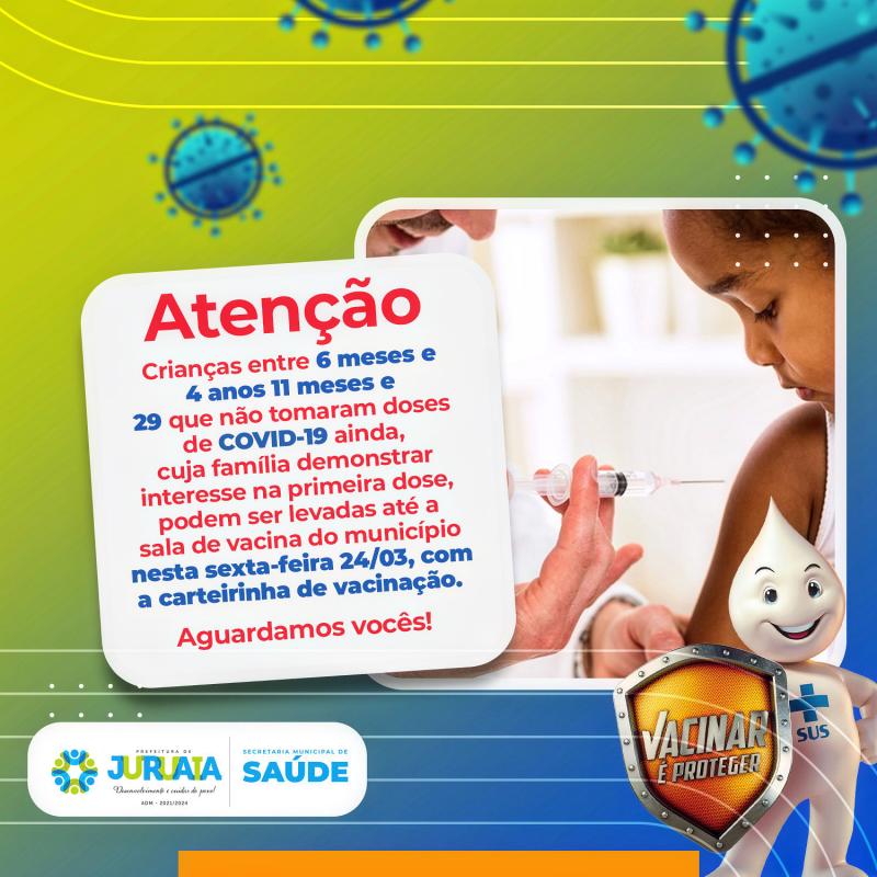 ATENÇÃO PARA VACINAÇÃO CONTRA COVID-19