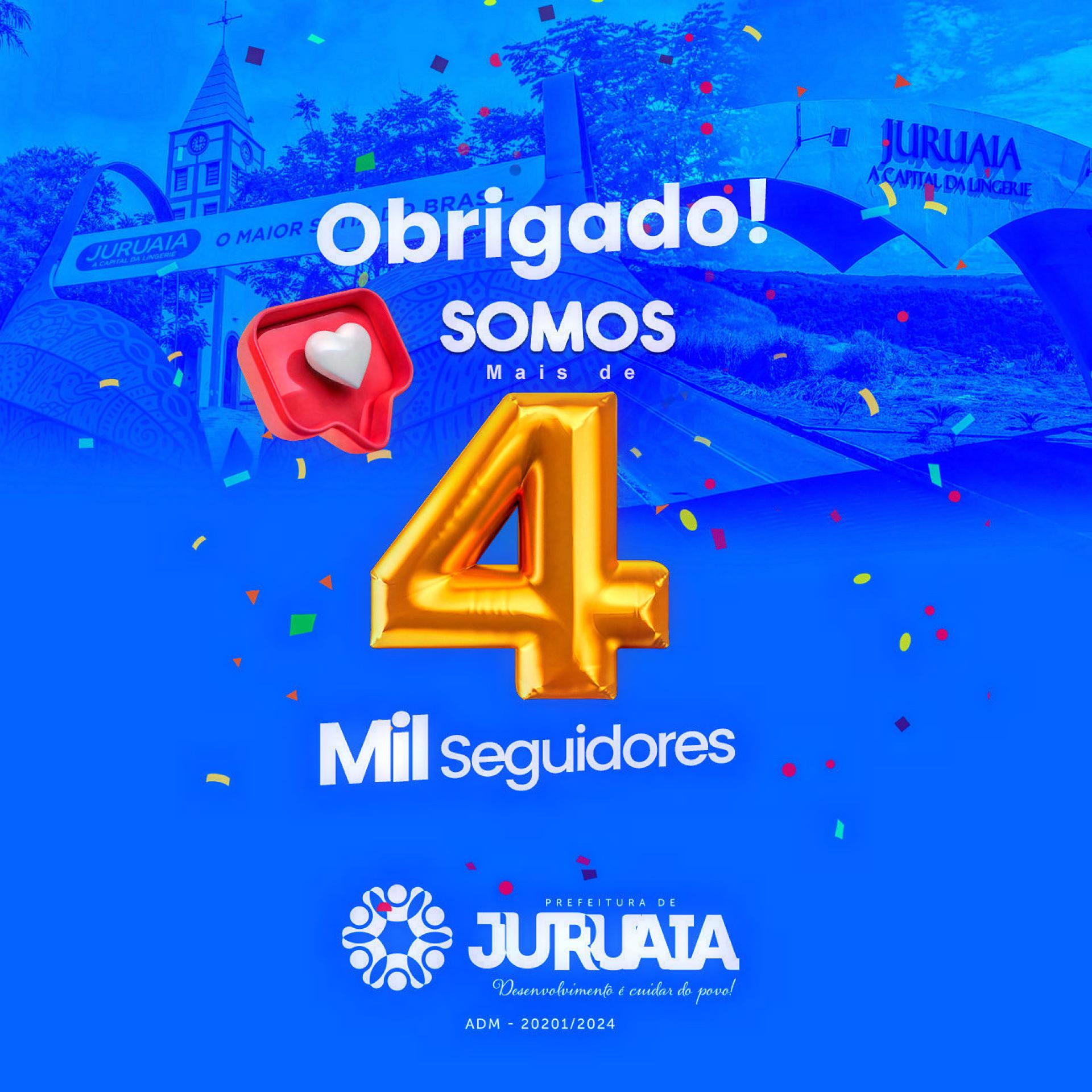 4 MIL MOTIVOS PARA AGRADECER!!!