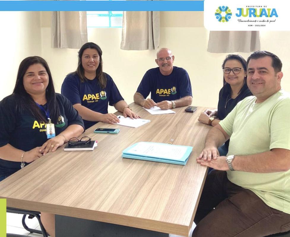 PREFEITURA DE JURUAIA RENOVA CONVÊNIO COM APAE DE GUAXUPÉ