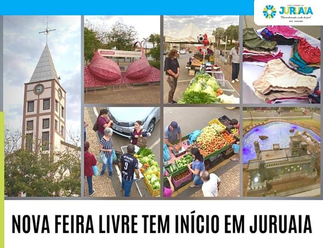 NOVA FEIRA LIVRE TEM INÍCIO EM JURUAIA