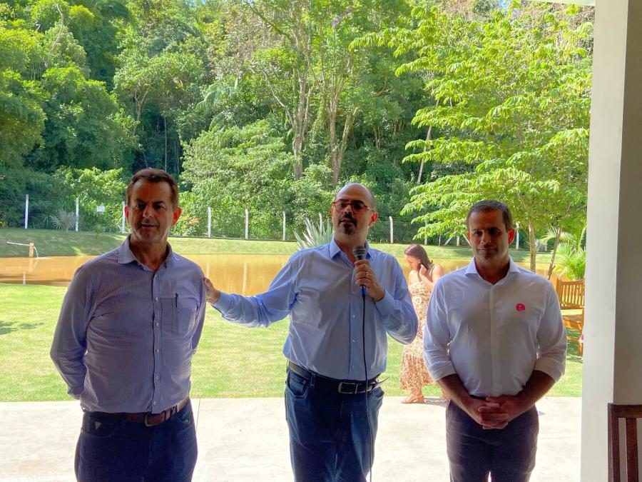 Almoço no Pesqueiro Pé de Serra com o  Vice-Governador de Minas Gerais, Mateus Simões.