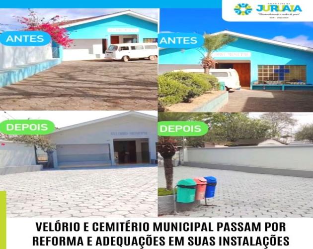 VELÓRIO E CEMITÉRIO MUNICIPAL PASSAM POR REFORMA E ADEQUAÇÕES EM SUAS INSTALAÇÕES