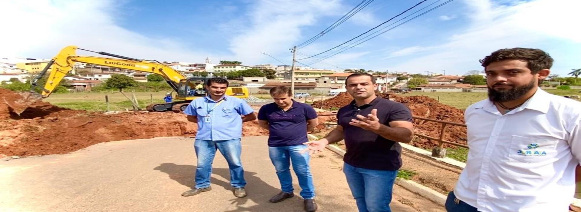 PREFEITURA INICIA CONSTRUÇÃO DE NOVA PONTE NO BAIRRO MATIAS BUENO