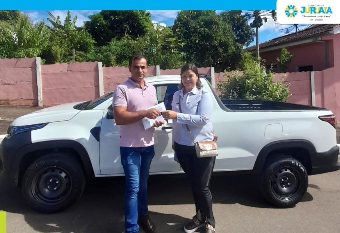 NOVA FIAT STRADA JÁ CHEGOU PARA REFORÇAR A FROTA DA SECRETARIA MUNICIPAL DE OBRAS