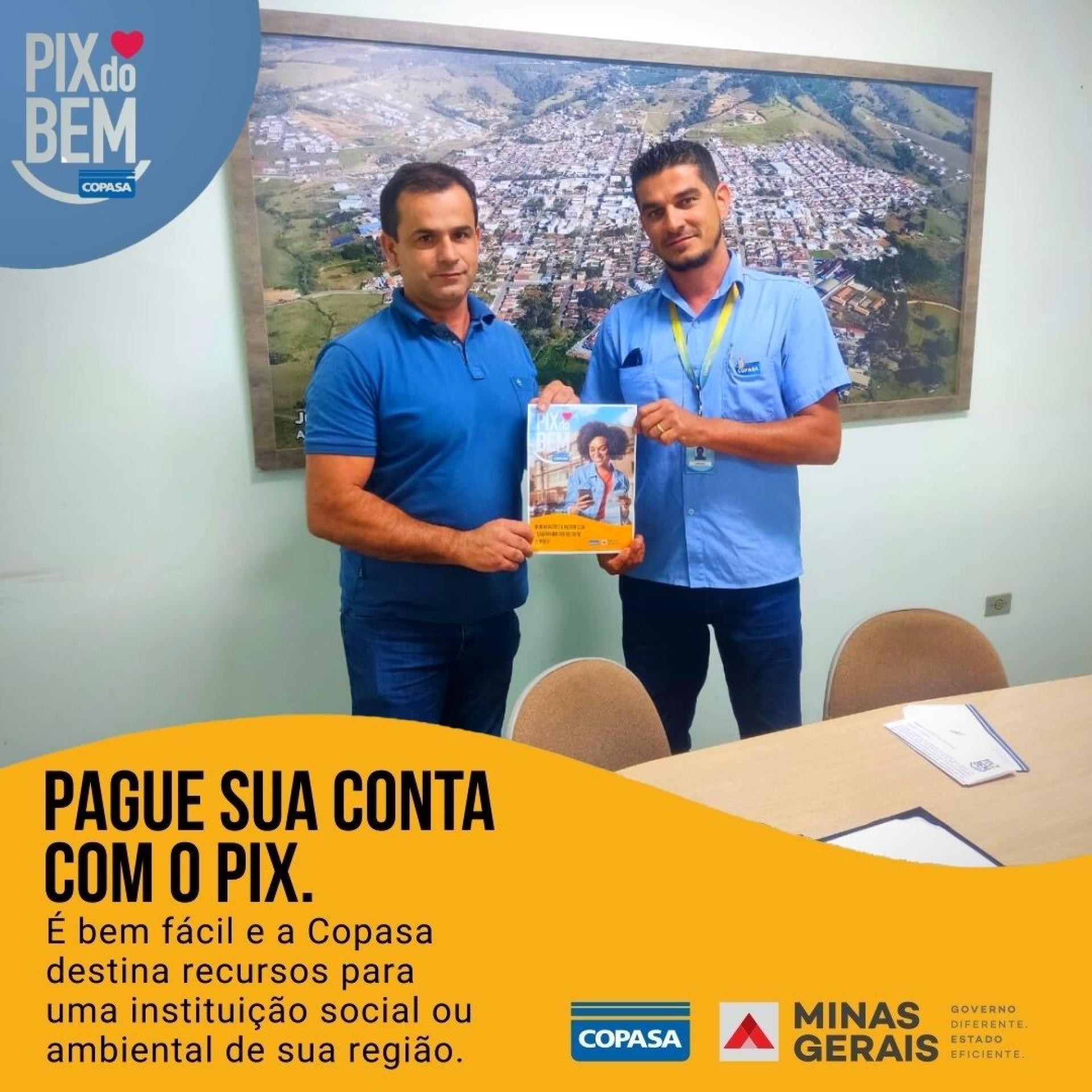 JURUAIA PARTICIPA DA CAMPANHA PIX DO BEM COPASA