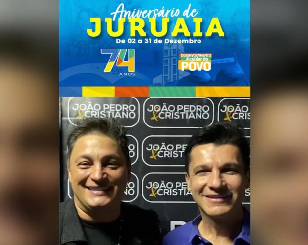 JURUAIA 74 ANOS - CONVITE DA DUPLA JOÃO PEDRO E CRISTIANO