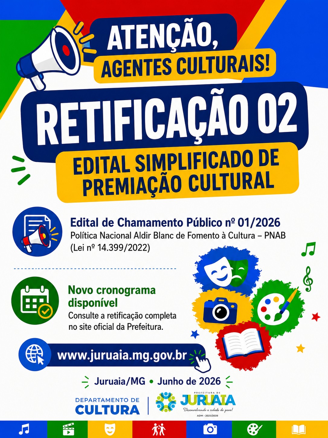 ATENÇÃO, AGENTES CULTURAIS!
